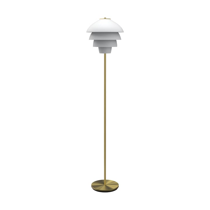 Valencia gulvlampe 150 cm - Mattvit-messing - Belid