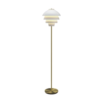 Valencia gulvlampe 150 cm - Mattvit-messing - Belid