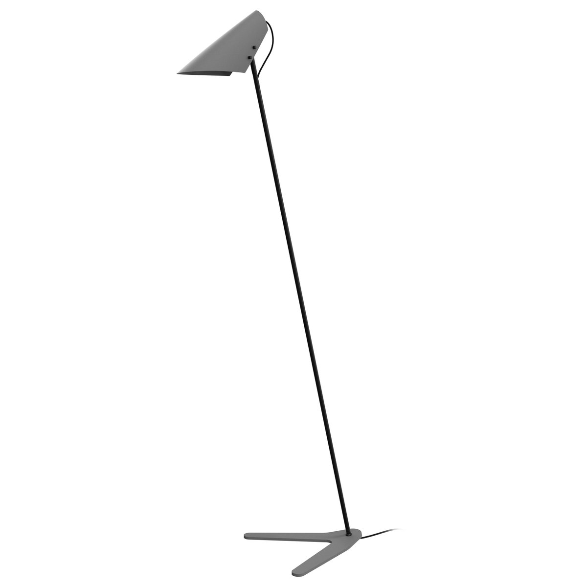 Belid Vincent gulvlampe Betong-svart | Skandinavisk Design | Gulvlamper | Svart