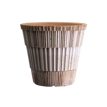 Atlas raw krukke med fat - Rosa, Ø18 cm - Bergs Potter