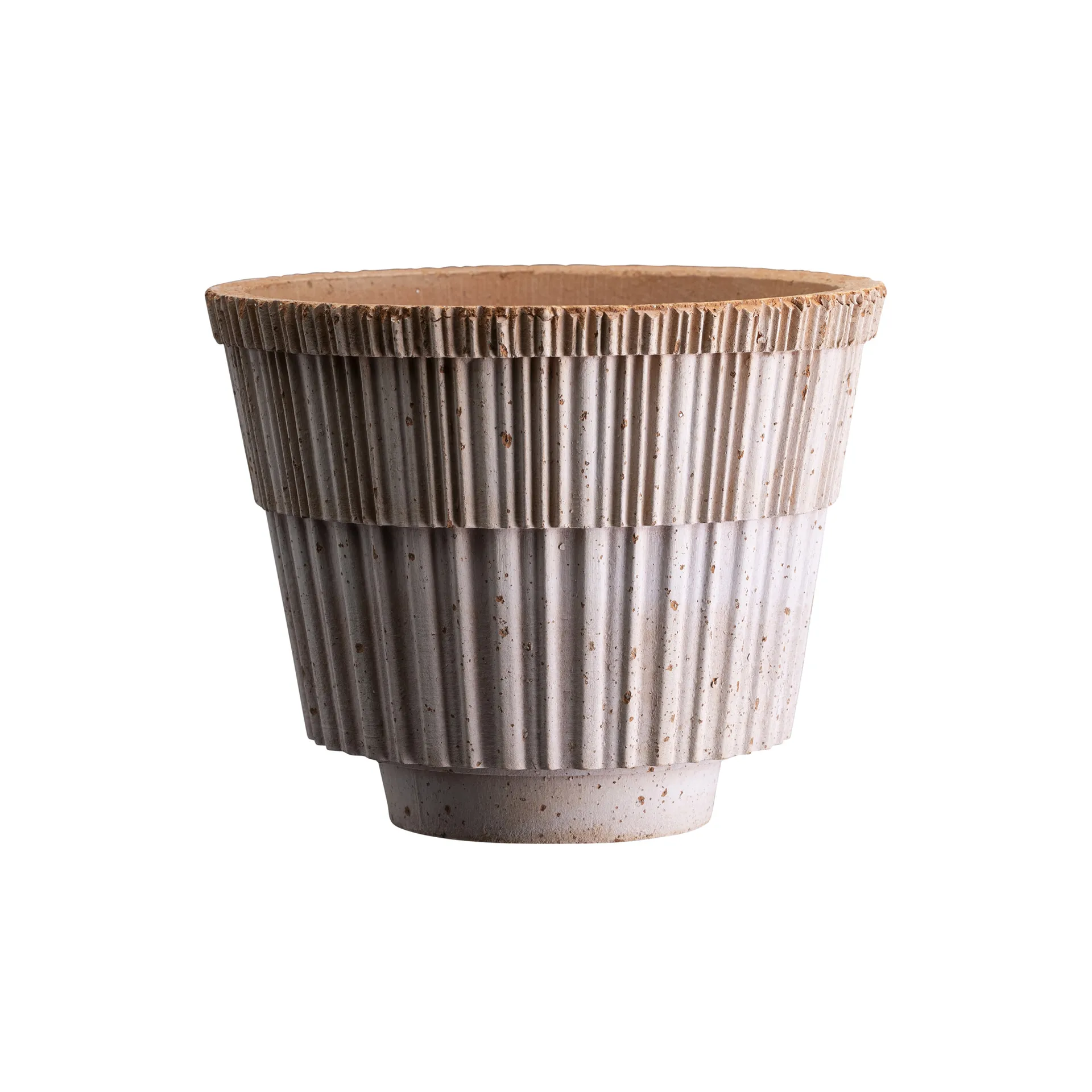 Atlas raw krukke med fat, Rosa, Ø21 cm Bergs Potter