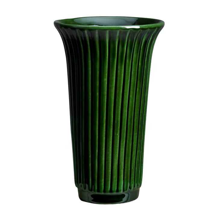 Daisy vase glassert Ø12 cm - Grønn - Bergs Potter