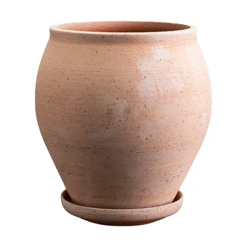 Delphi potte med fat 2 deler - Rosa, Ø20 cm - Bergs Potter