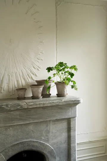 Fleur potte med fat 2 deler - Grey, Ø16 cm - Bergs Potter