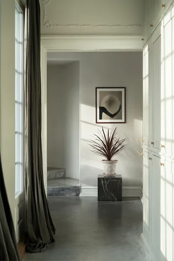 Fleur potte med fat 2 deler - Grey, Ø25 cm - Bergs Potter