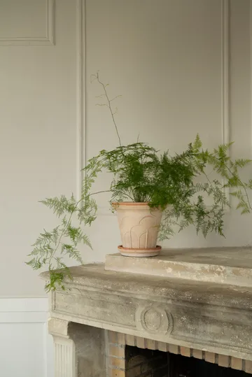 Fleur potte med fat 2 deler - Rosa, Ø25 cm - Bergs Potter