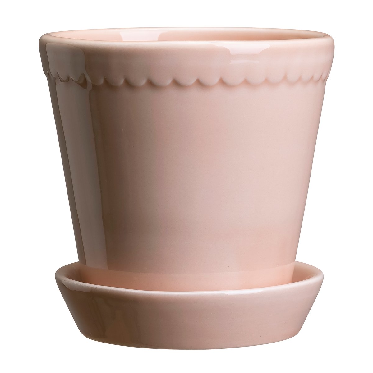 Bilde av Bergs Potter Helena krukke glasert Ø12 cm Quartz rose