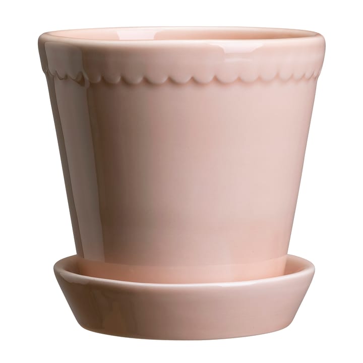 Helena krukke glasert Ø14 cm - Quartz rose - Bergs Potter