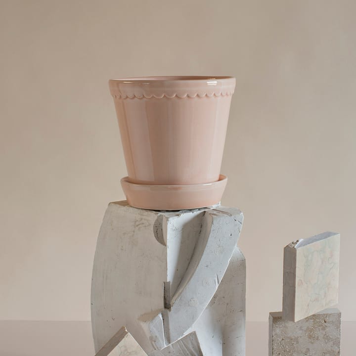 Helena krukke glasert Ø16 cm - Quartz rose - Bergs Potter