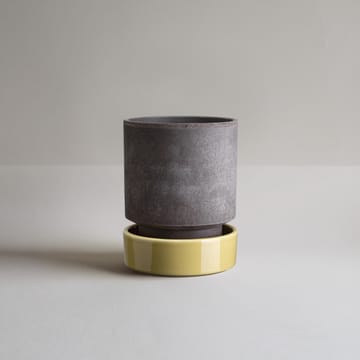 Hoff krukke - Ø16 cm, Raw Grey-Pale Yellow - Bergs Potter