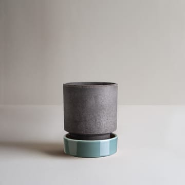 Hoff krukke - Ø18 cm, Raw Grey-Misty Blue - Bergs Potter