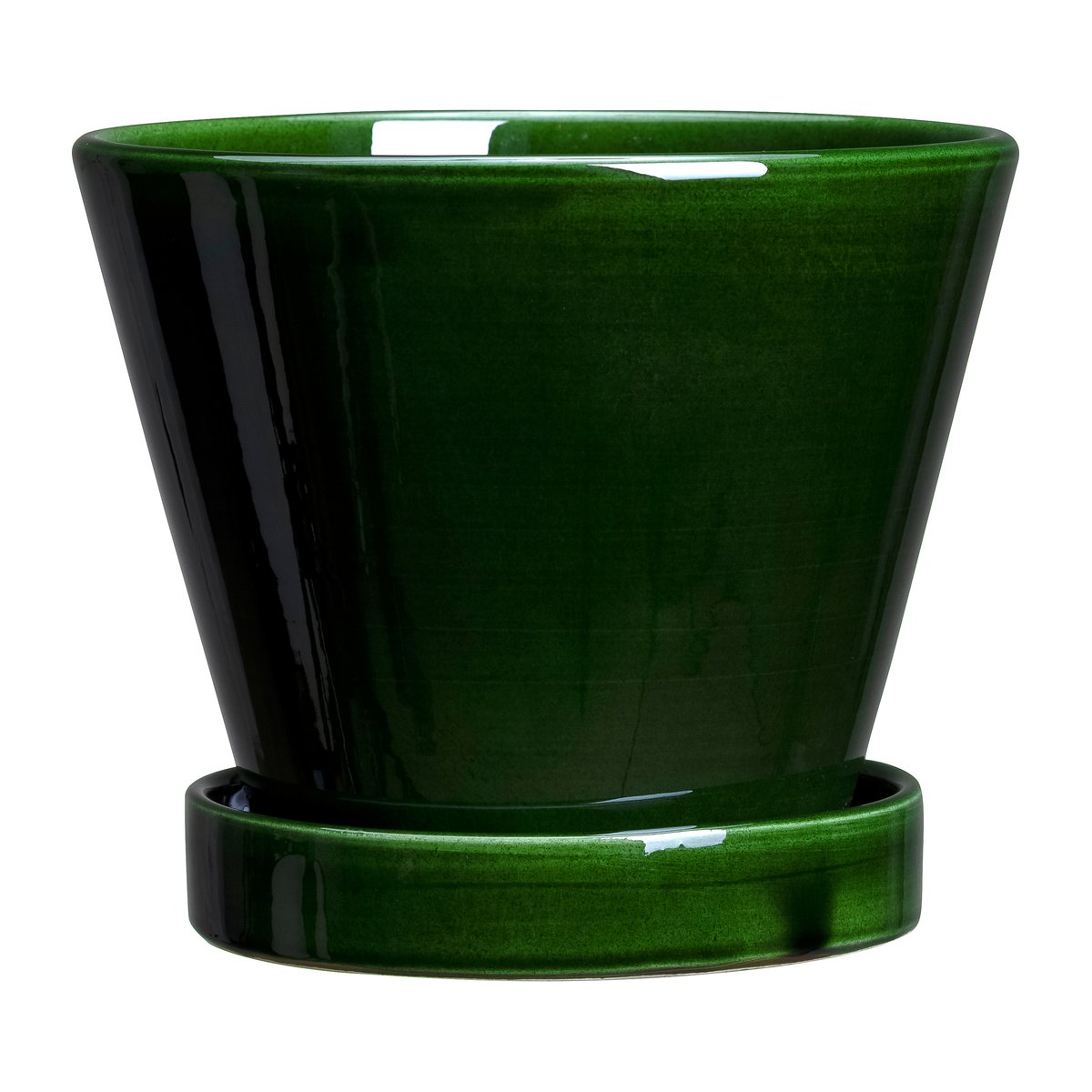 Bilde av Bergs Potter Julie krukke glasert Ø21 cm Green