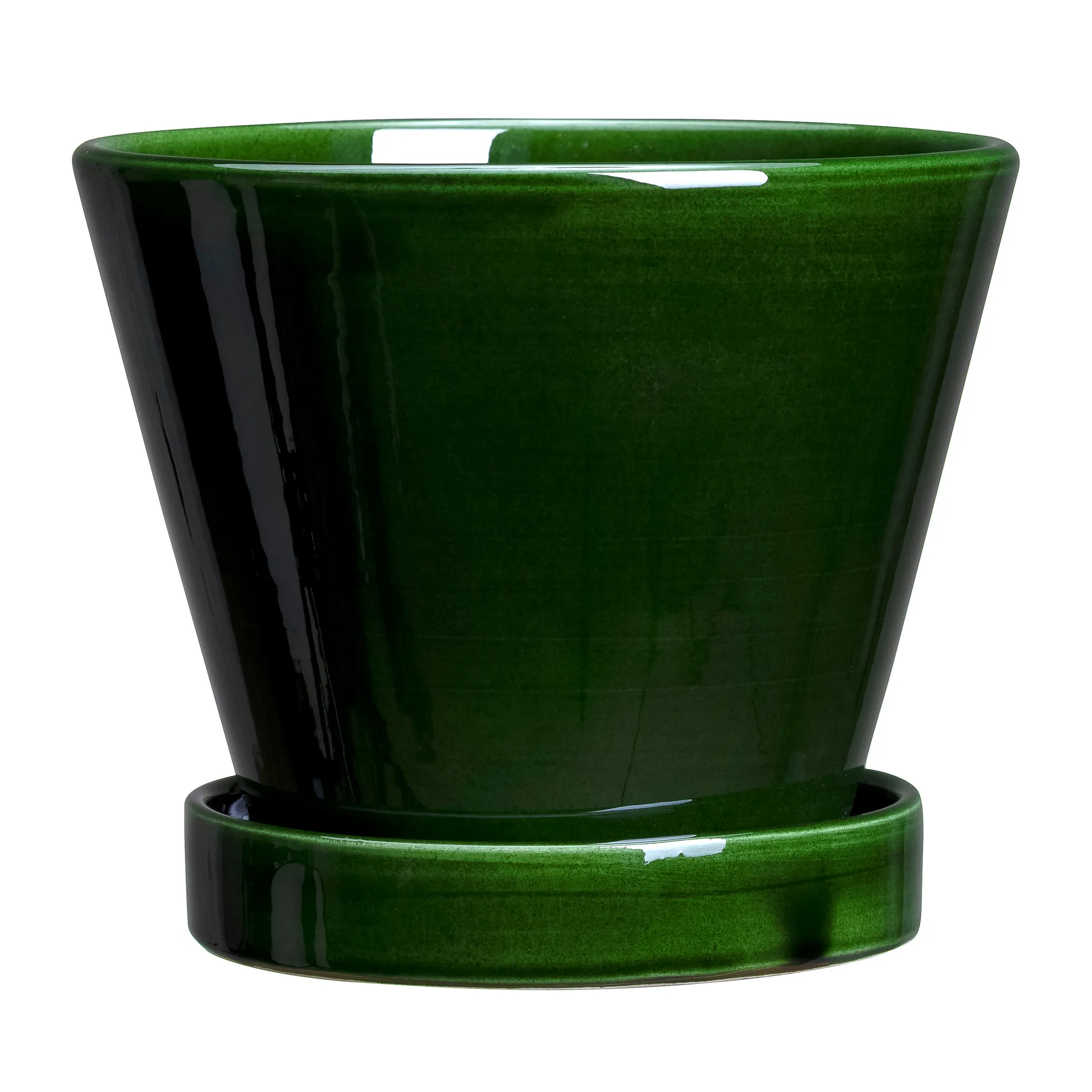 Julie krukke glassert Ø19 cm, Green emerald Bergs Potter