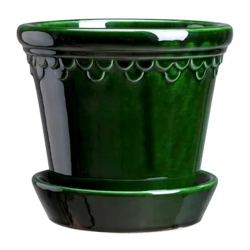 København krukke glassert - Grønn, Ø16 cm - Bergs Potter