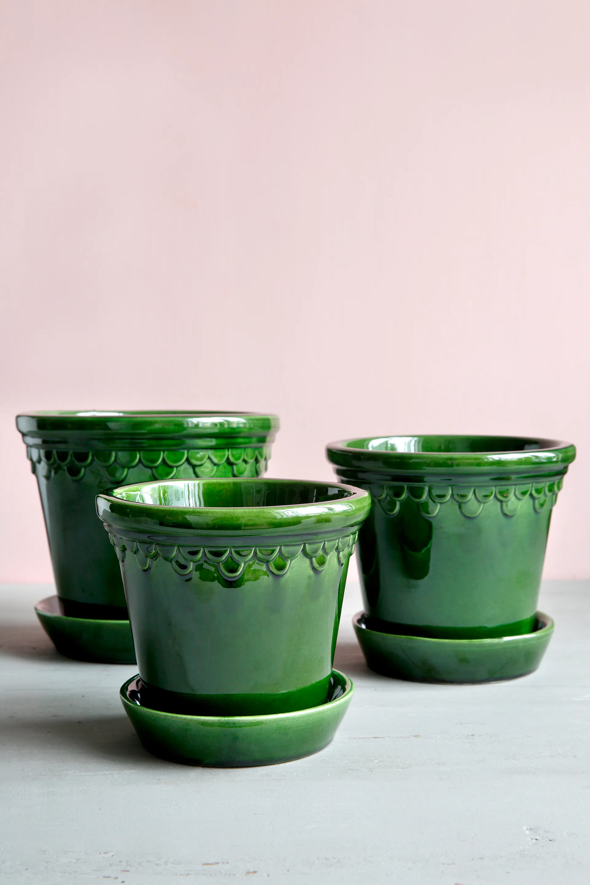 København krukke glassert, Grønn, Ø18 cm Bergs Potter