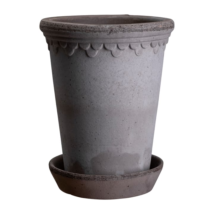København krukke høy Ø18 cm - Grå - Bergs Potter