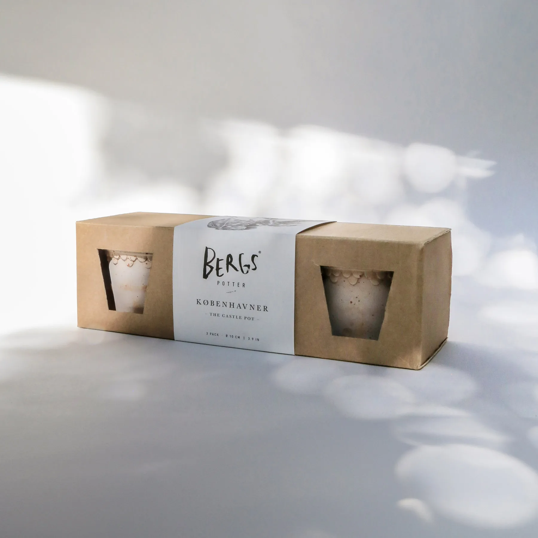 Københavner krukke Ø10 cm 3-pakn., Rosa Bergs Potter