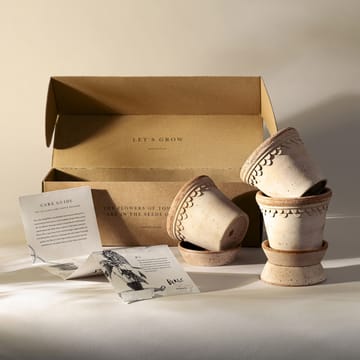 Københavner krukke Ø10 cm 3-pakn. - Rosa - Bergs Potter
