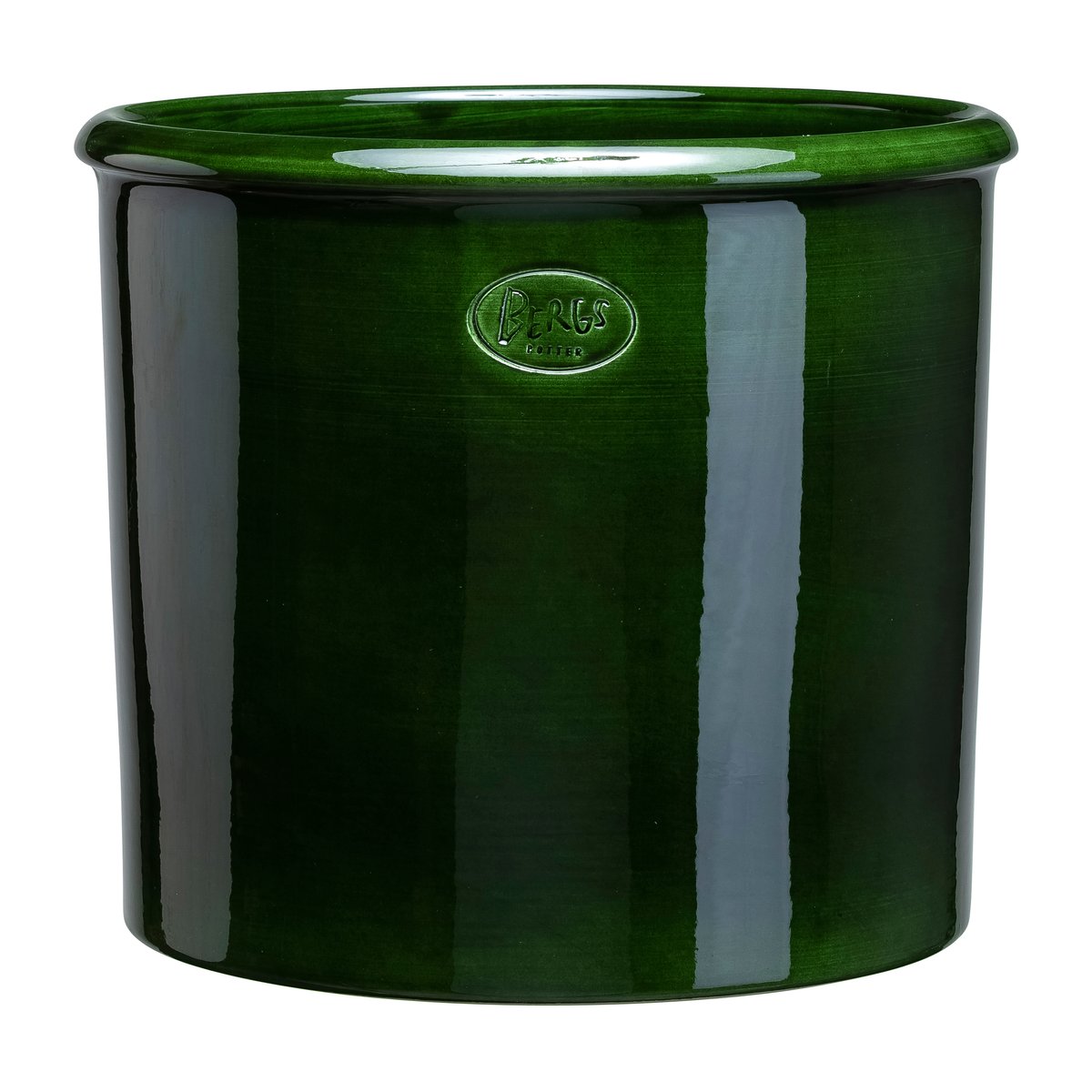 Bilde av Bergs Potter Modena krukke glasert Ø30 cm Green