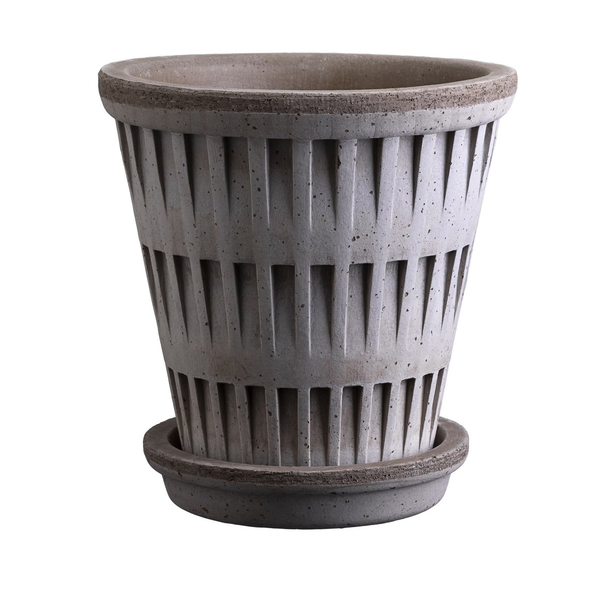 Bilde av Bergs Potter Pantheon raw krukke Grey Ø25 cm