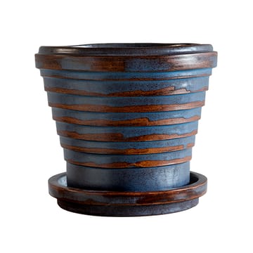 Planet Vintage Metallic krukke Ø25 cm - Blue brown - Bergs Potter