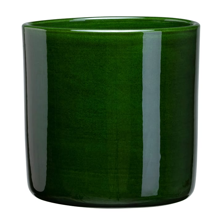 Romeo krukke glassert Ø13 cm - Grønn - Bergs Potter
