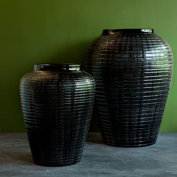 Willow vase glassert 30 cm - Black diamond - Bergs Potter