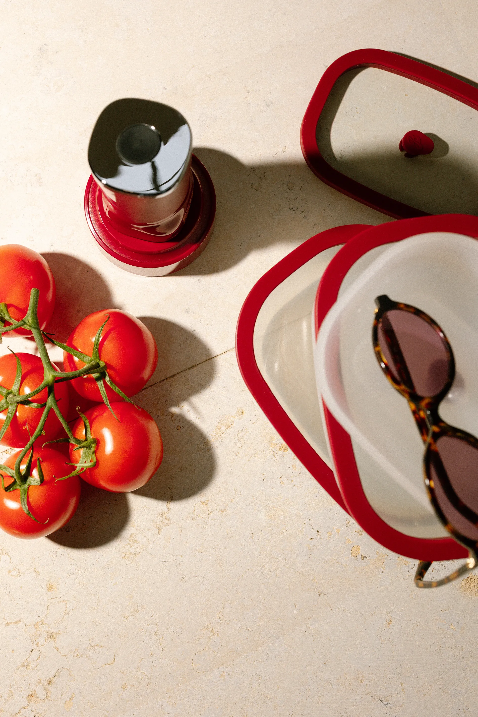 Berkel Icon mini vakuumpumpe set, Rød Berkel