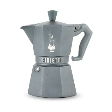 Bialetti eksklusiv mokkakanne induksjon - Grå, 3 kopper - Bialetti