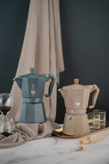 Bialetti eksklusiv mokkakanne induksjon - Grå, 3 kopper - Bialetti