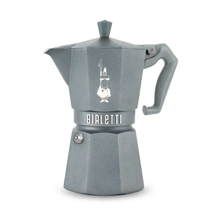 Bialetti eksklusiv mokkakanne induksjon - Grå, 6 kopper - Bialetti