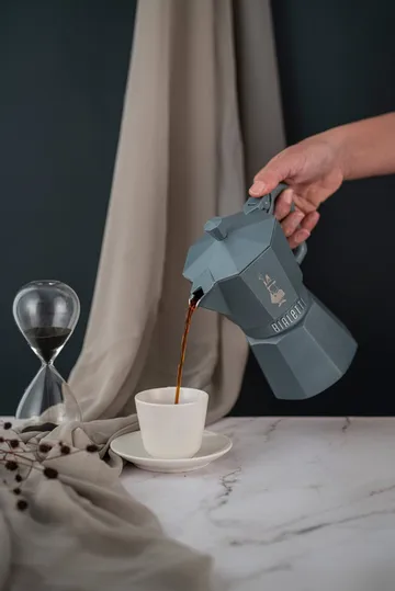 Bialetti eksklusiv mokkakanne induksjon - Grå, 6 kopper - Bialetti