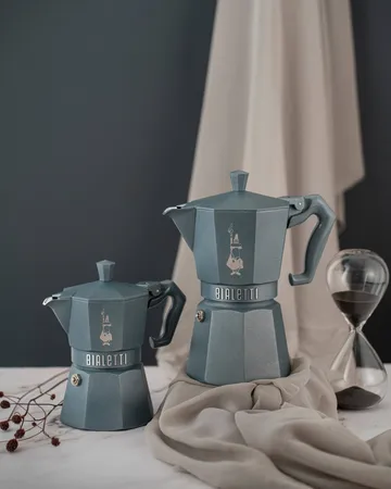 Bialetti eksklusiv mokkakanne induksjon - Grå, 6 kopper - Bialetti