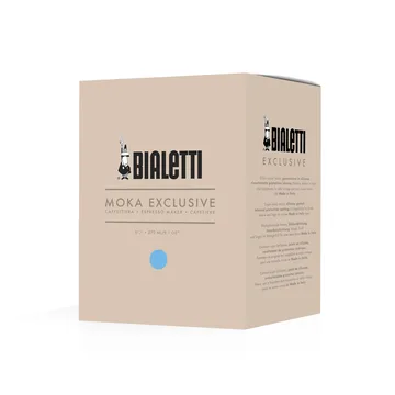 Bialetti eksklusiv mokkakanne - Lyseblå, 6 kopper - Bialetti