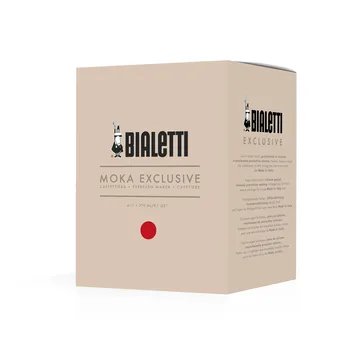Bialetti eksklusiv mokkakanne - Rød, 6 kopper - Bialetti