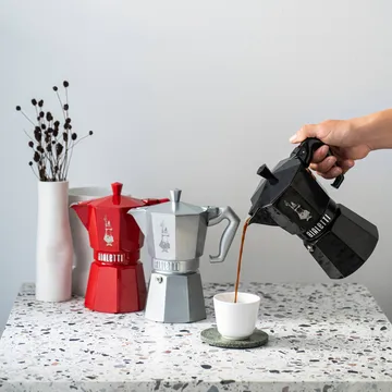 Bialetti eksklusiv mokkakanne - Svart, 3 kopper - Bialetti