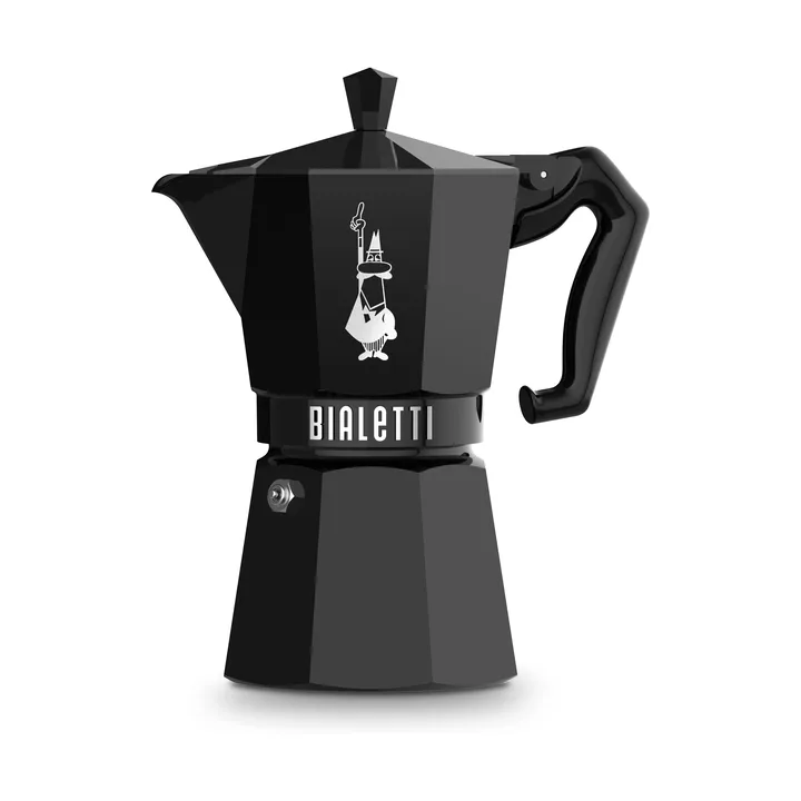 Bialetti eksklusiv mokkakanne - Svart, 6 kopper - Bialetti