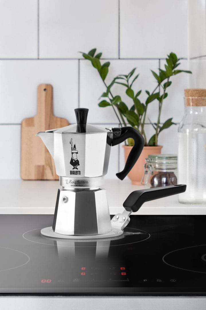 Bialetti induksjonsplate Ø13 cm, Sølv-svart Bialetti
