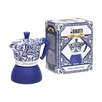Bialetti x Dolce & Gabbana mokkakanne induksjon - Mediterraneo, 4 kopper - Bialetti