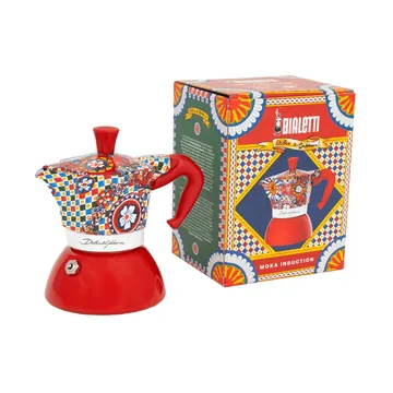 Bialetti x Dolce & Gabbana mokkakanne induksjon - Sicilian cart, 2 kopper - Bialetti