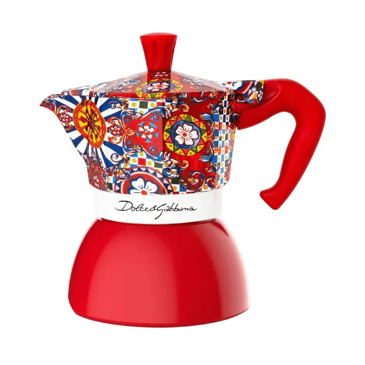 Bialetti x Dolce & Gabbana mokkakanne induksjon - Sicilian cart, 4 kopper - Bialetti