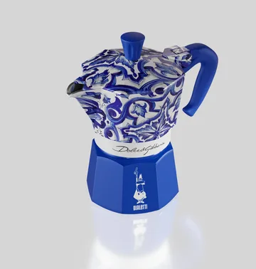Bialetti x Dolce & Gabbana mokkakanne - Mediterraneo, 3 kopper - Bialetti