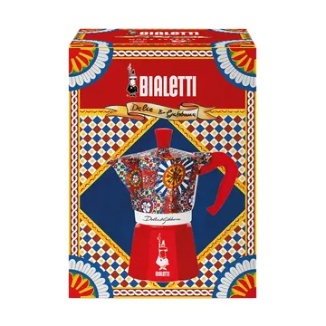 Bialetti x Dolce & Gabbana mokkakanne - Sicilian cart, 6 kopper - Bialetti