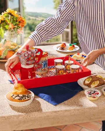 Bialetti x Dolce & Gabbana mokkakanne - Sicilian cart, 6 kopper - Bialetti
