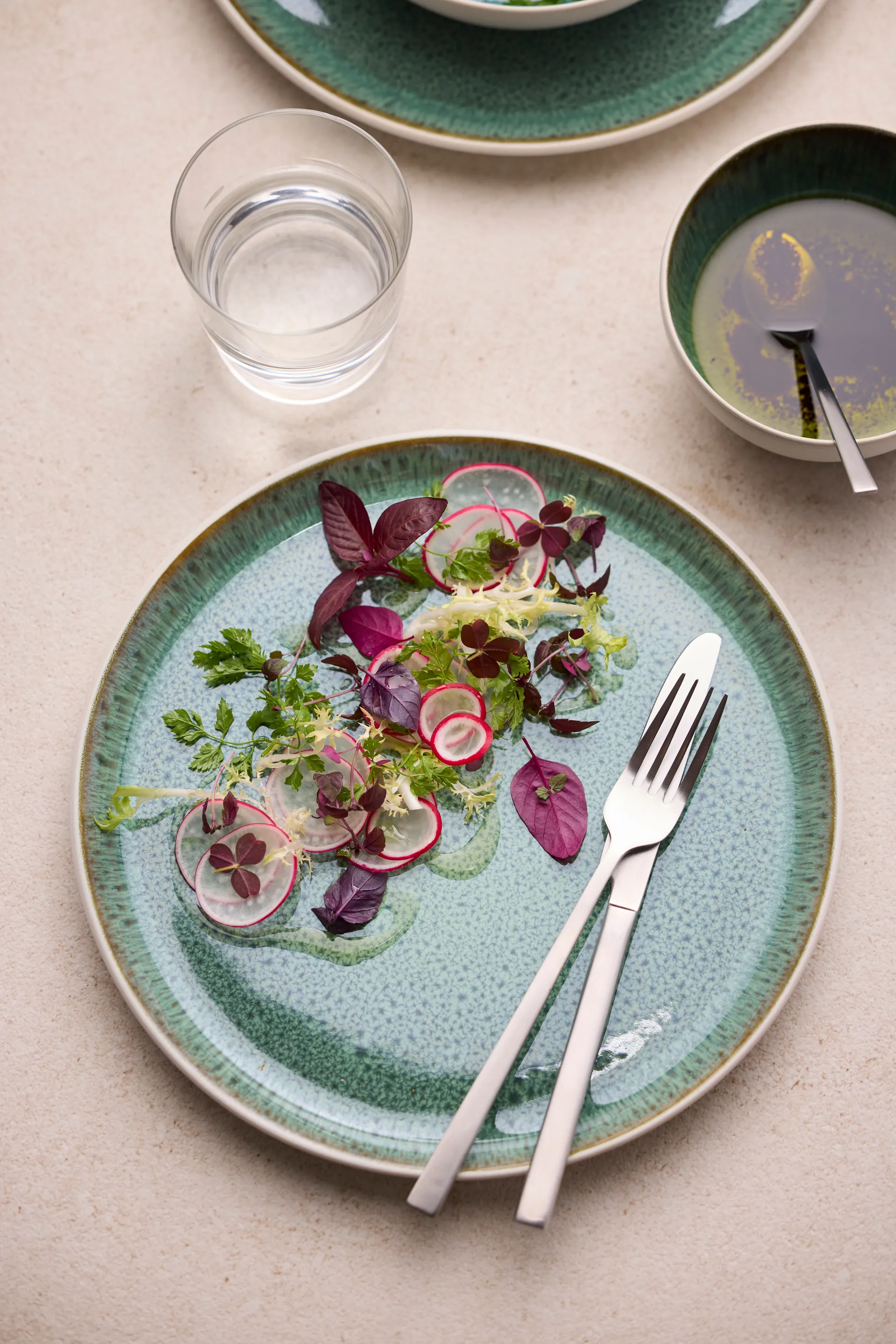 Bitz bolle gastro Ø12 cm, Hvit-grønn Bitz