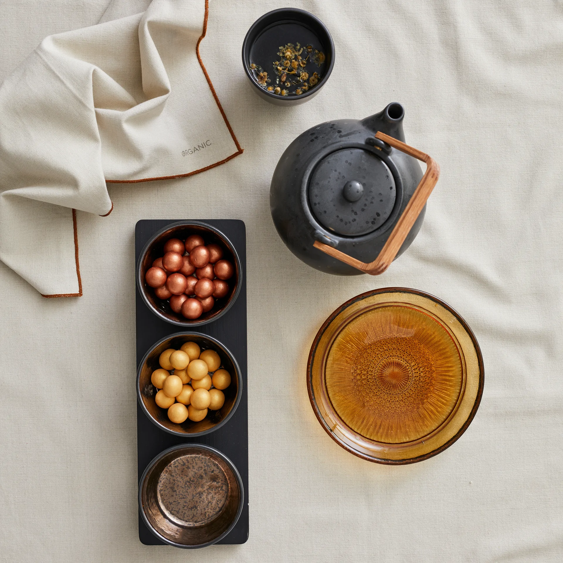 Bitz cabaret 4 deler, Svart-brons Bitz