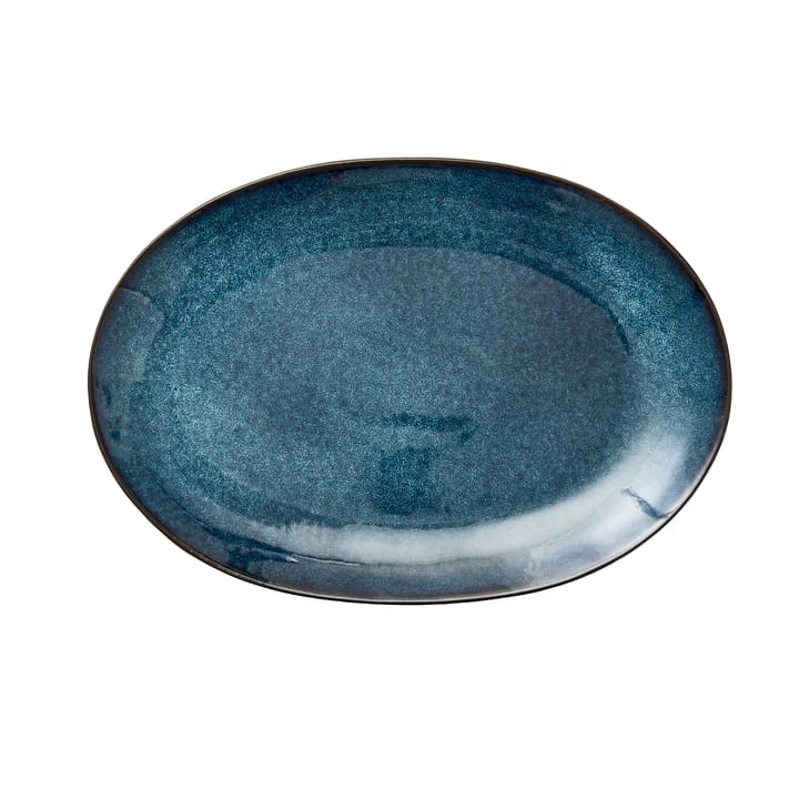 Bitz fat ovalt 25x36 cm - Svart-mørkblå - Bitz