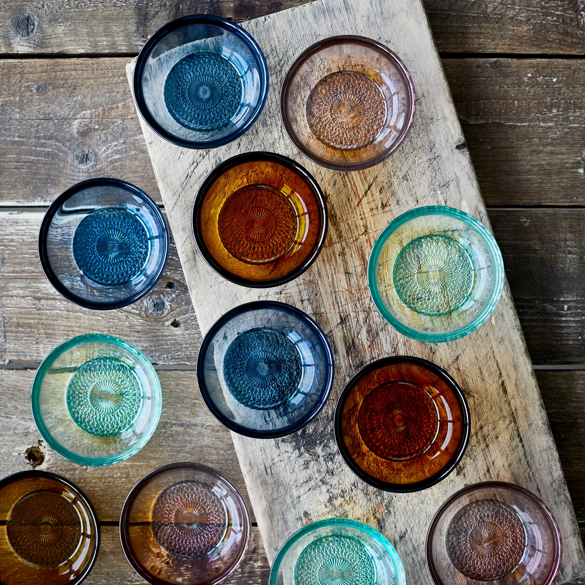 Bitz glassskål Ø 12 cm, Amber Bitz