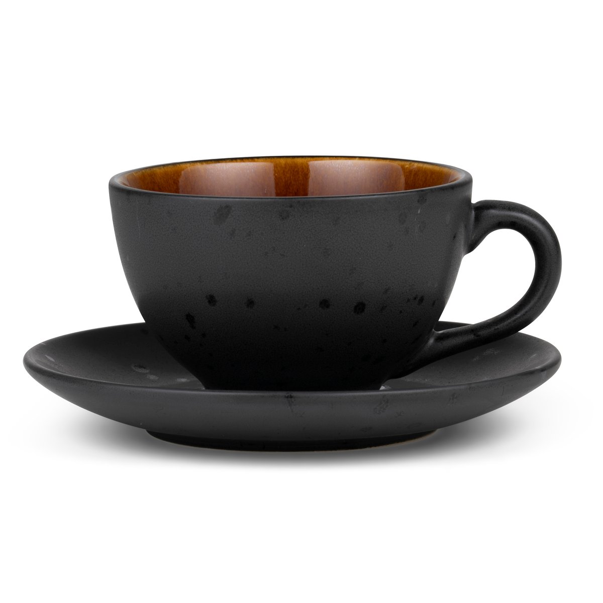 Bitz kopp med teskål svart Amber | Skandinavisk Design | Kaffekopper | Multi