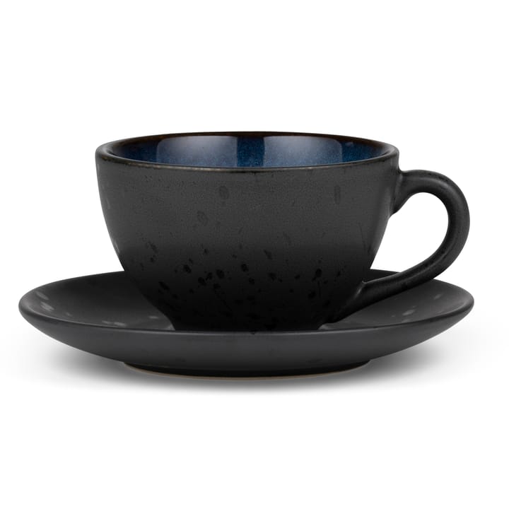 Bitz kopp med teskål svart - Mørkeblå - Bitz